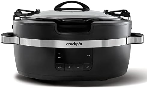 Thermoshield 6 Quart Slow Cooker with Carry Handles Curated Catalog D9