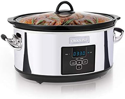 7 Quart Programmable Slow Cooker Polished Platinum Curated Catalog Z2
