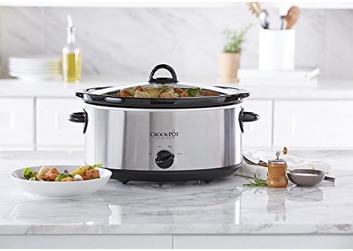 7 Quart Oval Manual Slow Cooker Stainless Steel Curated Catalog V7