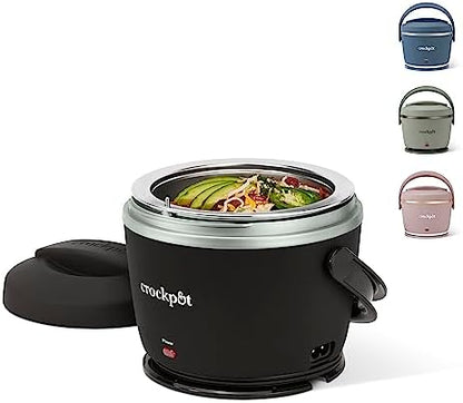 Electric Lunch Box Food Warmer 20oz Black Curated Catalog R3
