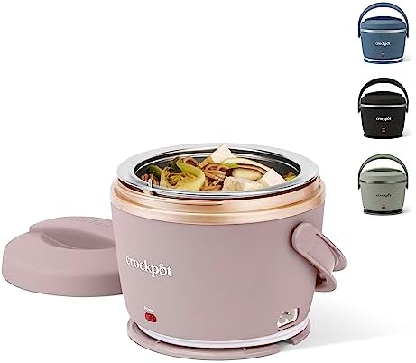 Electric Lunch Box Food Warmer 20oz Blush Pink Curated Catalog Z8