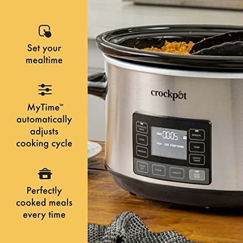 7 Quart Portable Programmable Slow Cooker with Timer Curated Catalog L8