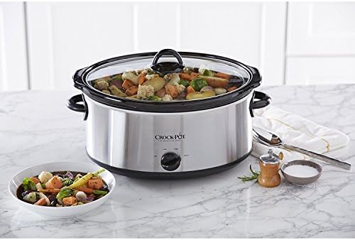 7 Quart Oval Manual Slow Cooker Stainless Steel Curated Catalog V7