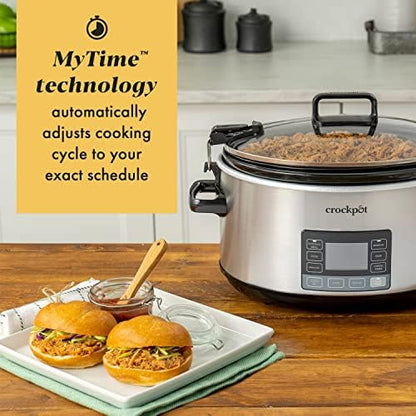 7 Quart Portable Programmable Slow Cooker with Timer Curated Catalog L8