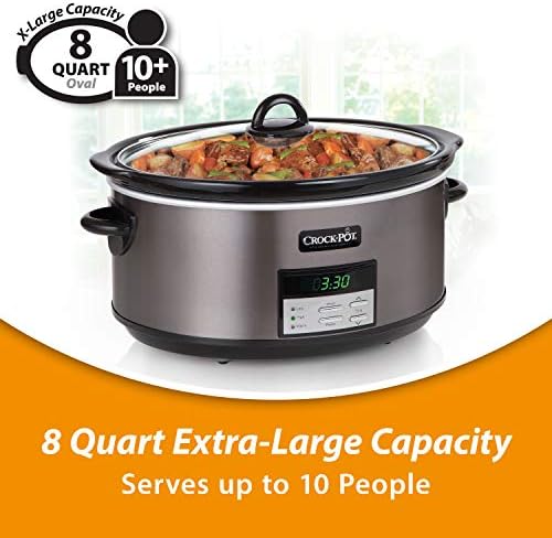 8 Quart Programmable Slow Cooker with Auto Warm Curated Catalog P9