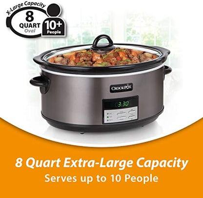 8 Quart Programmable Slow Cooker with Auto Warm Curated Catalog P9