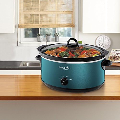7 Quart Manual Slow Cooker Turquoise Curated Catalog N2