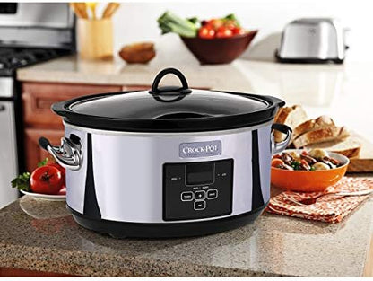 7 Quart Programmable Slow Cooker Polished Platinum Curated Catalog Z2