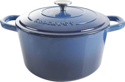 3 Quart Enameled Cast Iron Dutch Oven Aqua Curated Catalog T0