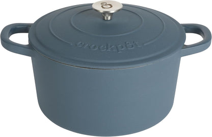 3 Quart Enameled Cast Iron Dutch Oven Aqua Curated Catalog T0