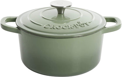 3 Quart Enameled Cast Iron Dutch Oven Aqua Curated Catalog T0